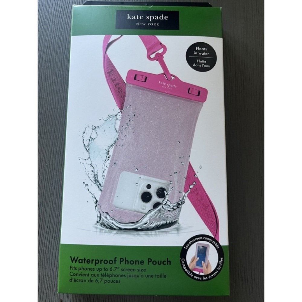 Kate Spade Waterproof Phone Cover in Pink